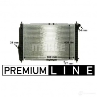 Радиатор охлаждения двигателя MAHLE ORIGINAL 7VY VT6 1437575978 CR 1310 000P - Изображение 7