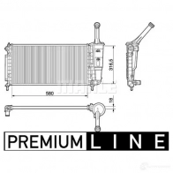 Радиатор охлаждения двигателя MAHLE ORIGINAL CR 1104 000P 33 62J 1437575982 - Изображение 2