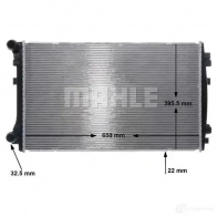 Радиатор охлаждения двигателя MAHLE ORIGINAL X O3JX5 CR 2054 000S 1437576068 - Изображение 8