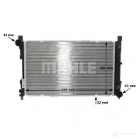 Радиатор охлаждения двигателя MAHLE ORIGINAL 6ZFW 6 CR 387 000S 1437576073 - Изображение 12