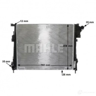 Радиатор охлаждения двигателя MAHLE ORIGINAL 2DTK GZ CR 1237 000S 1437576529 - Изображение 9