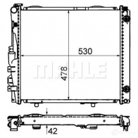 Радиатор охлаждения двигателя MAHLE ORIGINAL CR 290 000S QL CJ4 1437576772 - Изображение 8