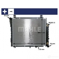 Радиатор охлаждения двигателя MAHLE ORIGINAL X47 JE 1437576583 CR 406 000S - Изображение 9