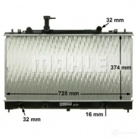 Радиатор охлаждения двигателя MAHLE ORIGINAL CR 1021 000S 1437581195 LY 9K7Q - Изображение 7