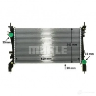 Радиатор охлаждения двигателя MAHLE ORIGINAL SH HBGB0 CR 1131 000P 1437576734 - Изображение 7