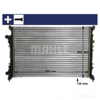 Радиатор охлаждения двигателя MAHLE ORIGINAL 1437577205 CR 1110 000S U HQU9D - Изображение 9