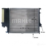 Радиатор охлаждения двигателя MAHLE ORIGINAL 50C HM CR 336 001S 1437582205 - Изображение 7