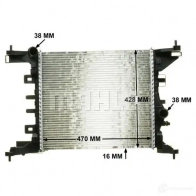 Радиатор охлаждения двигателя MAHLE ORIGINAL J JNPR5 CR 1187 000P 1437577749 - Изображение 7