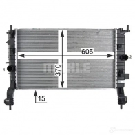 Радиатор охлаждения двигателя MAHLE ORIGINAL CR 2119 000P A M7VK1J 1437577745 - Изображение 4