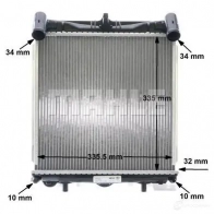 Радиатор охлаждения двигателя MAHLE ORIGINAL CR 339 000S 2QYD G 1437577420 - Изображение 8