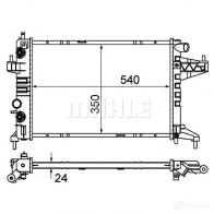 Радиатор охлаждения двигателя MAHLE ORIGINAL KED RH 1437578272 CR 390 000P - Изображение 4