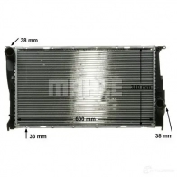 Радиатор охлаждения двигателя MAHLE ORIGINAL P53B1 F CR 1084 000P 1437577901 - Изображение 7