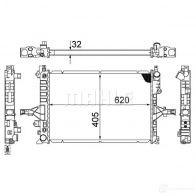 Радиатор системы охлаждения MAHLE ORIGINAL CR1547000S 1437579444 R0J W08 - Изображение 6