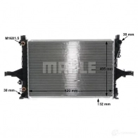 Радиатор системы охлаждения MAHLE ORIGINAL CR1547000S 1437579444 R0J W08 - Изображение 9