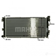 Радиатор охлаждения двигателя MAHLE ORIGINAL M Q1MLBO 1437577741 CR 205 000S - Изображение 1
