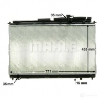 Радиатор охлаждения двигателя MAHLE ORIGINAL 8BI3N 0 1437580952 CR 1323 000P - Изображение 6