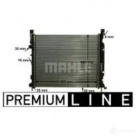 Радиатор охлаждения двигателя MAHLE ORIGINAL 9NK CLA CR 1155 000P 1437581537 - Изображение 3