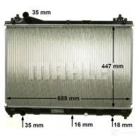 Радиатор охлаждения двигателя MAHLE ORIGINAL CM CHO CR 1871 000S 1437577784 - Изображение 7