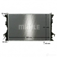 Радиатор охлаждения двигателя MAHLE ORIGINAL CR 462 000P 1ZAJDO K 1437577778 - Изображение 7