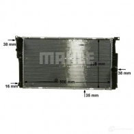 Радиатор охлаждения двигателя MAHLE ORIGINAL 6 COLAU CR 1907 000P 1437578281 - Изображение 7