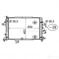 Радиатор охлаждения двигателя MAHLE ORIGINAL CR 1858 000S 2O SQTL 1437578297 - Изображение 8