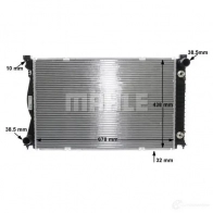 Радиатор охлаждения двигателя MAHLE ORIGINAL GUV MY4L CR 830 000S 1437578594 - Изображение 9