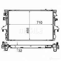 Радиатор системы охлаждения MAHLE ORIGINAL MS DF6 CR585000S 1437577751 - Изображение 6