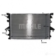 Радиатор системы охлаждения MAHLE ORIGINAL MS DF6 CR585000S 1437577751 - Изображение 9