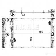 Радиатор охлаждения двигателя MAHLE ORIGINAL CR 1090 000P PH FNR 1437581333 - Изображение 7