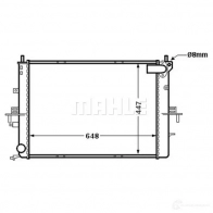 Радиатор охлаждения двигателя MAHLE ORIGINAL NAJAMC 0 CR 1510 000S 1437579191 - Изображение 6