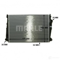 Радиатор охлаждения двигателя MAHLE ORIGINAL 92T 19B 1437578556 CR 1357 000P - Изображение 7