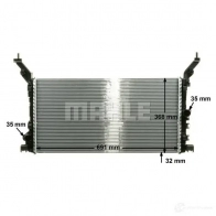 Радиатор охлаждения двигателя MAHLE ORIGINAL 1437581345 CR 895 000P 2DX9 UN - Изображение 7