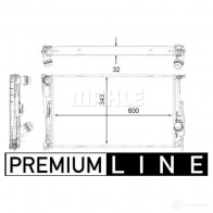 Радиатор охлаждения двигателя MAHLE ORIGINAL 0XVU5 S6 CR 1923 000P 1437579179 - Изображение 2