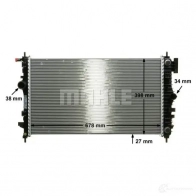 Радиатор охлаждения двигателя MAHLE ORIGINAL CR 1103 000P 6VEQ9 F 1437579224 - Изображение 7
