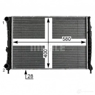 Радиатор охлаждения двигателя MAHLE ORIGINAL CR 1984 000P EHT Z0 1437581907 - Изображение 4