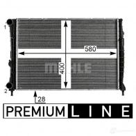 Радиатор охлаждения двигателя MAHLE ORIGINAL CR 1984 000P EHT Z0 1437581907 - Изображение 5