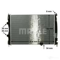Радиатор охлаждения двигателя MAHLE ORIGINAL 1437579420 8JH 3NR CR 1076 000S - Изображение 7