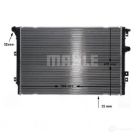 Радиатор охлаждения двигателя MAHLE ORIGINAL CR 813 000S 1437580253 SREV R - Изображение 7