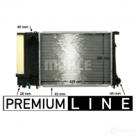 Радиатор охлаждения двигателя MAHLE ORIGINAL 1437579645 6YX PI CR 495 000P - Изображение 8