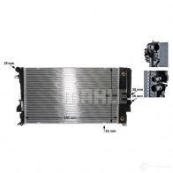 Радиатор охлаждения двигателя MAHLE ORIGINAL CJ OCN 1437579214 CR 1173 000S - Изображение 12