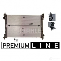 Радиатор охлаждения двигателя MAHLE ORIGINAL 1437579650 UMV4Z 5 CR 1112 000P - Изображение 7