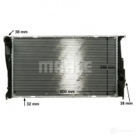 Радиатор охлаждения двигателя MAHLE ORIGINAL SGO GT9 1437580233 CR 1085 000P - Изображение 7