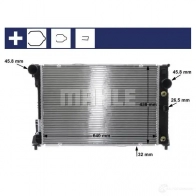 Радиатор охлаждения двигателя MAHLE ORIGINAL 3 NUO52 CR 1176 000S 1437579967 - Изображение 10