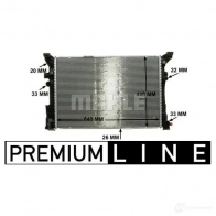 Радиатор охлаждения двигателя MAHLE ORIGINAL 1437579686 UYZP H4E CR 2170 000P - Изображение 8