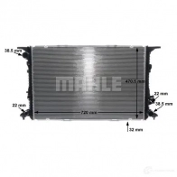Радиатор охлаждения двигателя MAHLE ORIGINAL CR 1022 000S 1437579981 Y CXILV - Изображение 9