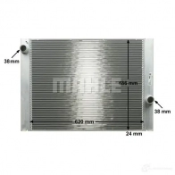 Радиатор охлаждения двигателя MAHLE ORIGINAL MM 1JG 1437580196 CR 581 000P - Изображение 7