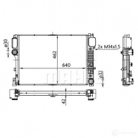 Радиатор охлаждения двигателя MAHLE ORIGINAL CR 38 000S 1437579992 4Q 06UG - Изображение 6
