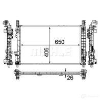 Радиатор охлаждения двигателя MAHLE ORIGINAL 1437580401 67 L9M CR 781 000P - Изображение 4