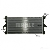 Радиатор охлаждения двигателя MAHLE ORIGINAL 1437580201 6FJ2V N CR 887 000P - Изображение 7