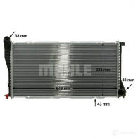 Радиатор охлаждения двигателя MAHLE ORIGINAL 1437580685 CR 288 000P JI 9CV - Изображение 7